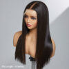 Super Density Silky Straight 13x4 Frontal Lace Long Wig 100% Human Hair